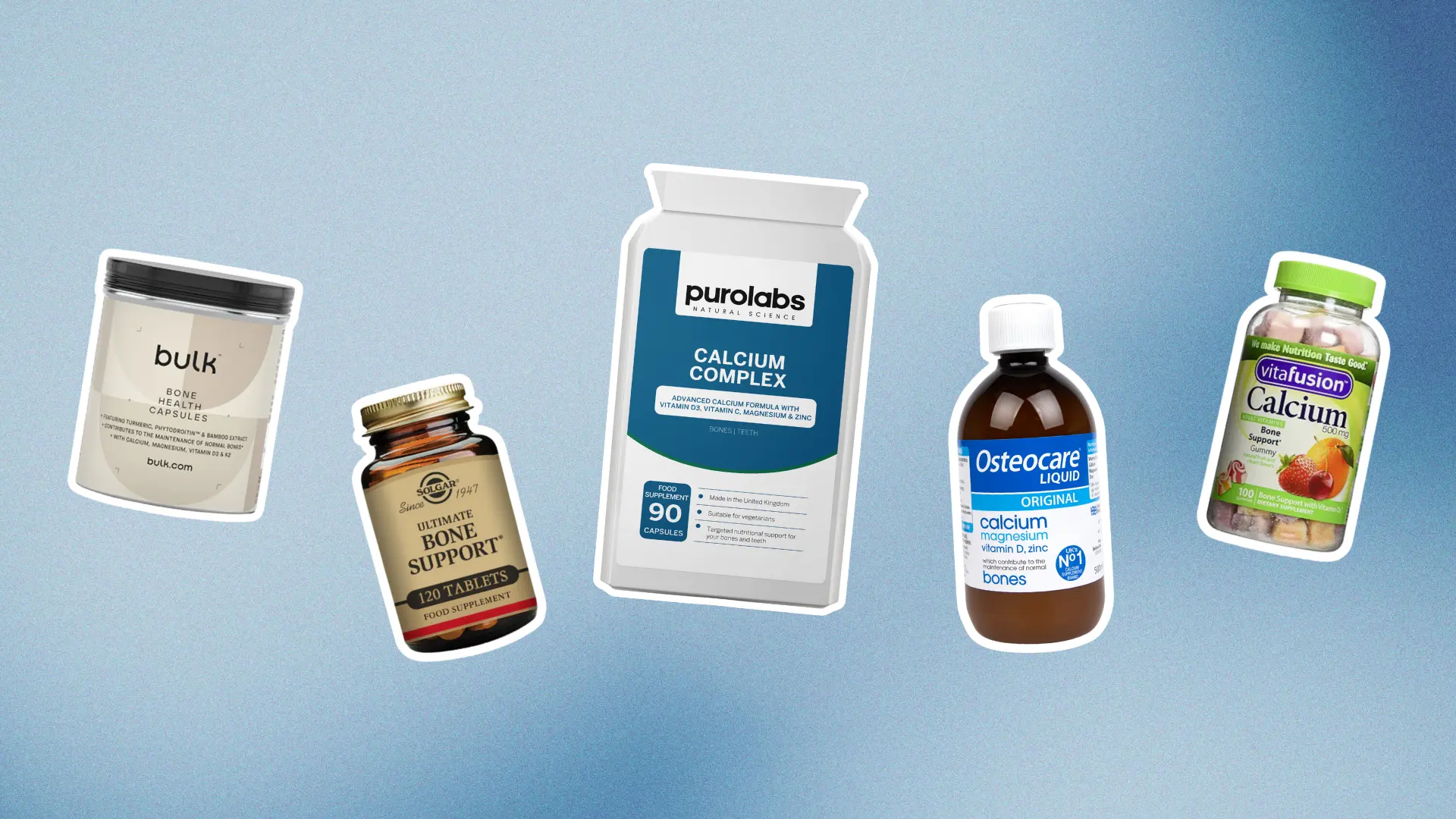 Calcium supplements for strong bones and healthy teeth