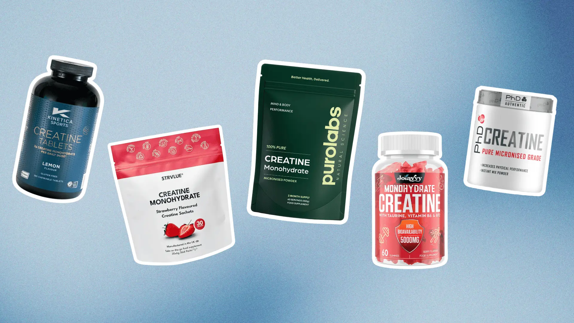 Creatine supplement powder with gym equipment