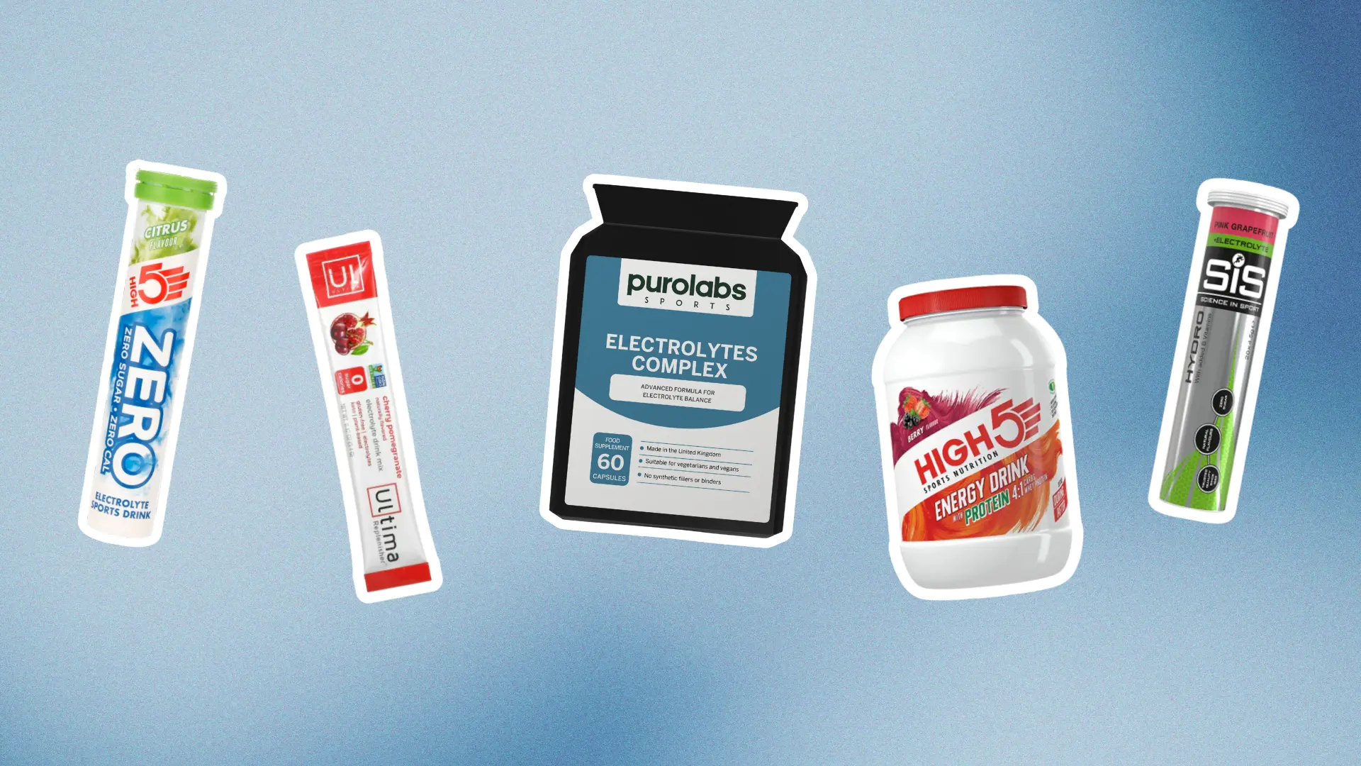 Active person staying hydrated with electrolyte supplements