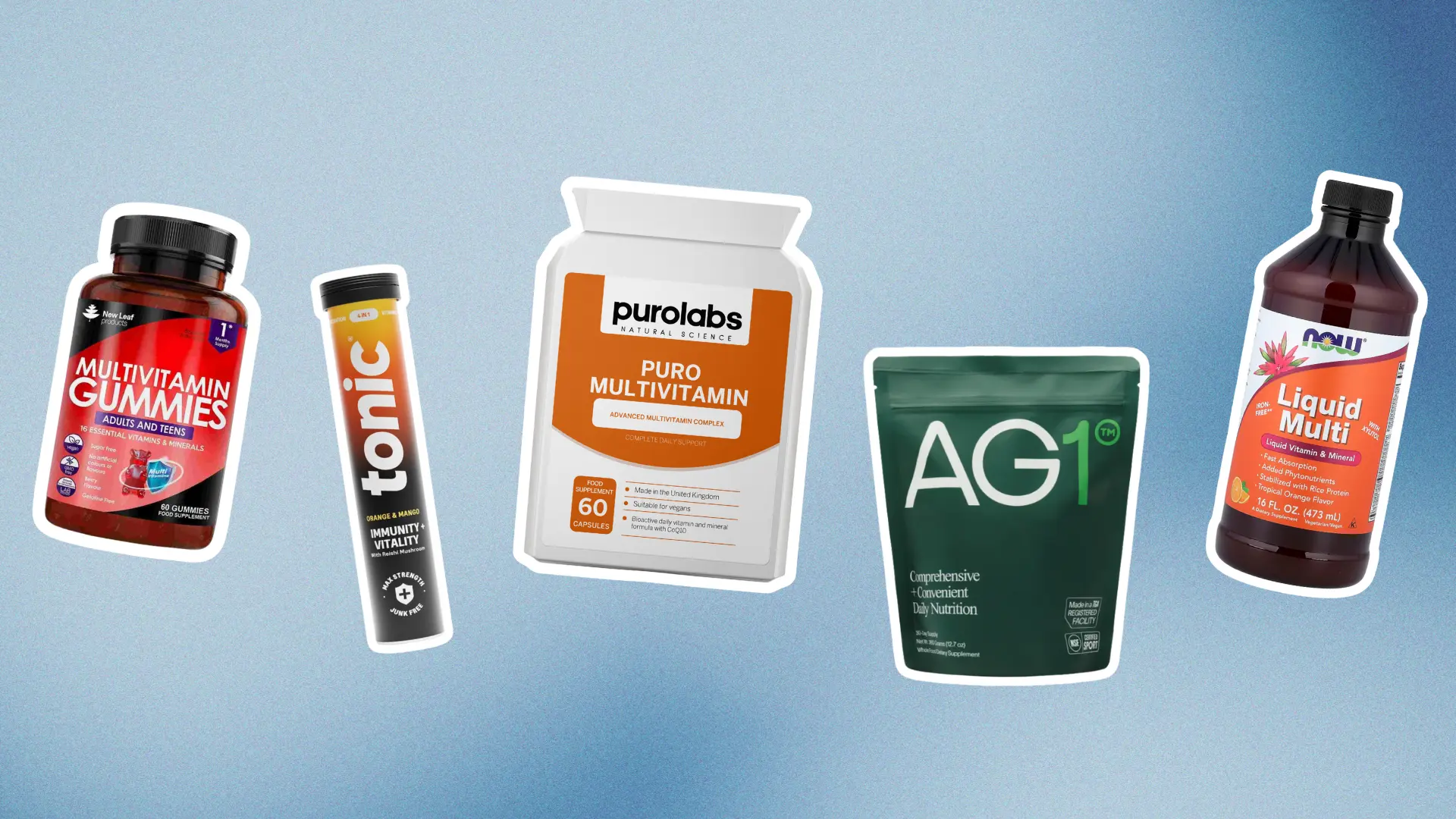 Multivitamin supplements for energy and immunity